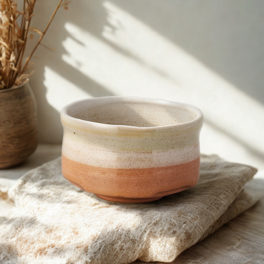 Mino Ware Pink Matcha Bowl